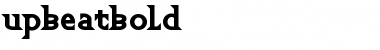 UpbeatBold Regular Font Title Preview
