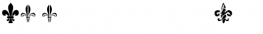 CF Fleurs de Lys Regular Font Title Preview