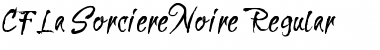 CF La Sorciere Noire Regular Font Title Preview