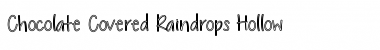 ChocolateCoveredRaindrops Medium Font Title Preview