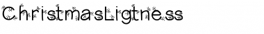 ChristmasLigtness Medium Font Title Preview