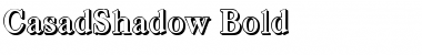 CasadShadow Bold Font Title Preview