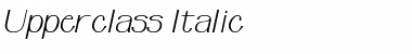 Upperclass Regular Font Title Preview