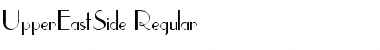UpperEastSide Regular Font Title Preview