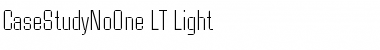 CaseStudyNoOne LT Light Font Title Preview