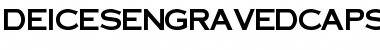 DeicesEngravedCapsSSi Regular Font Title Preview