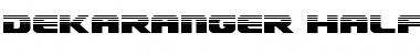 Dekaranger Halftone Regular Font Title Preview