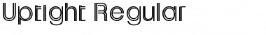 Uptight Regular Font Title Preview