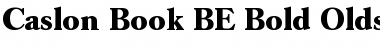 Caslon Book BE Regular Font Title Preview