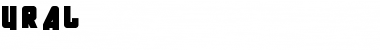 URAL Regular Font Title Preview