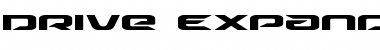 Drive Expanded Expanded Font Title Preview