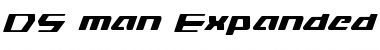 DS man Expanded Italic Expanded Italic Font Title Preview