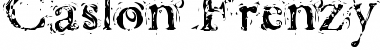 Caslon Frenzy Regular Font Title Preview