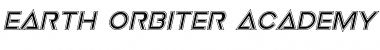 Earth Orbiter Academy Italic Italic Font Title Preview