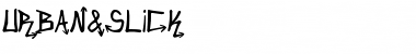 Urban&Slick Regular Font Title Preview