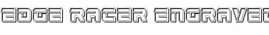 Edge Racer Engraved Regular Font Title Preview