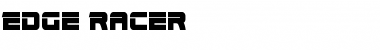 Edge Racer Regular Font Title Preview