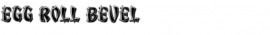 Egg Roll Bevel Regular Font Title Preview