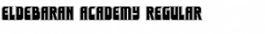 Eldebaran Academy Regular Font Title Preview