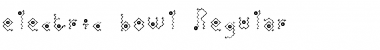 electric bowl Regular Font Title Preview