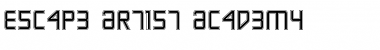 Escape Artist Academy Regular Font Title Preview