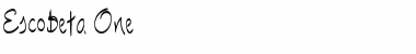 Escobeta One FFP Font Title Preview