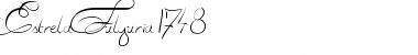 Estrela Fulguria .1748. Regular Font Title Preview