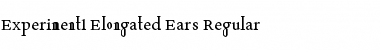 Experiment1-Elongated Ears Regular Font Title Preview