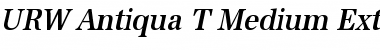 URW Antiqua T Regular Font Title Preview