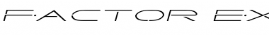 Factor Expanded Italic Expanded Italic Font Title Preview
