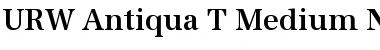 URW Antiqua T Regular Font Title Preview
