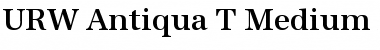 URW Antiqua T Regular Font Title Preview