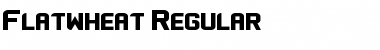 Flatwheat Regular Font Title Preview