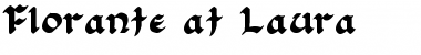 Florante at Laura Regular Font Title Preview