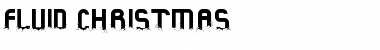 Fluid Christmas Regular Font Title Preview