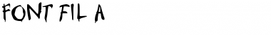 Font-fil-A Regular Font Title Preview