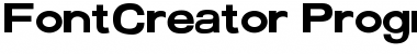 FontCreator Program 4-1 Regular Font Title Preview