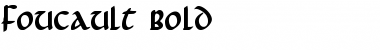 Foucault Bold Bold Font Title Preview