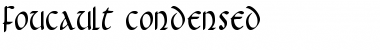 Foucault Condensed Condensed Font Title Preview