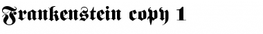 Frankenstein Regular Font Title Preview