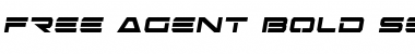 Free Agent Bold Semi-Italic Semi-Italic Font Title Preview