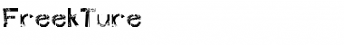FreekTure Regular Font Title Preview