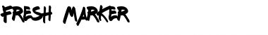 Fresh Marker Regular Font Title Preview