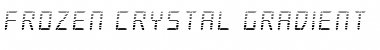 Frozen Crystal Gradient Regular Font Title Preview