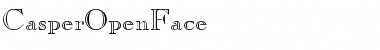 CasperOpenFace Regular Font Title Preview