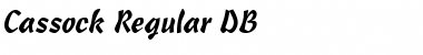 Cassock DB Regular Font Title Preview