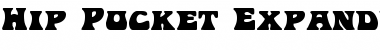 Hip Pocket Expanded Expanded Font Title Preview