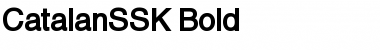 CatalanSSK Bold Font Title Preview