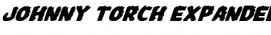 Johnny Torch Expanded Italic Expanded Italic Font Title Preview