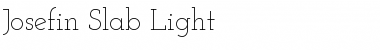 Josefin Slab Light Font Title Preview